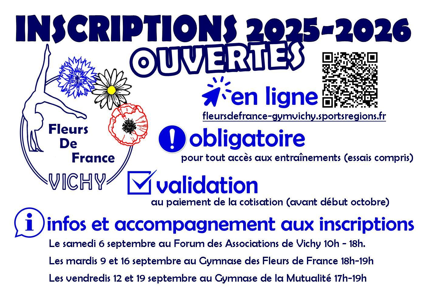 INSCRIPTIONS 2025-2026