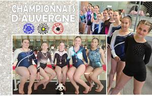 PODIUMS FLEURIS AUX CHAMPIONNATS D'AUVERGNE