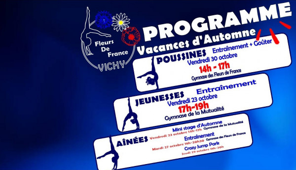 PROGRAMMES VACANCES D'AUTOMNE