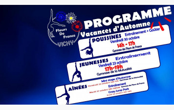 PROGRAMMES VACANCES D'AUTOMNE