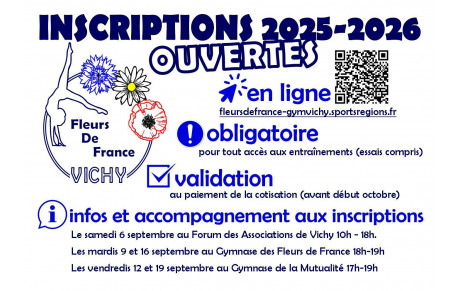 INSCRIPTIONS 2025-2026