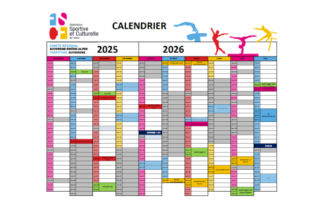 CALENDRIER 2025-2026